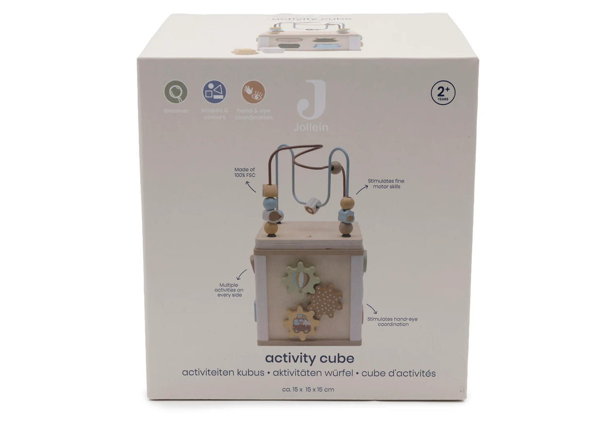 Jollein Houten Activiteitenkubus - Jollies