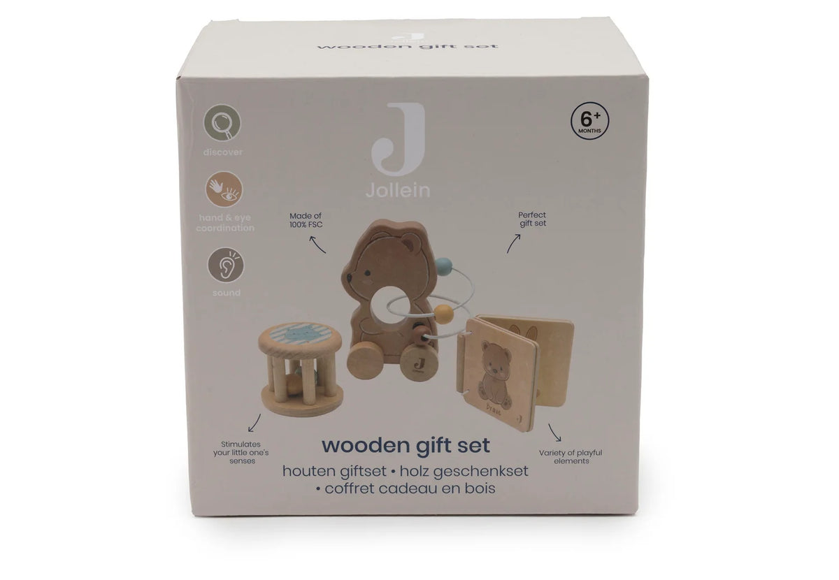 Jollein Houten Gift Set - Bear Brave