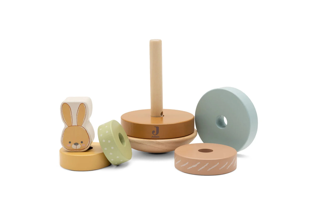 Jollein Houten Tuimelstapelaar Bunny Luz