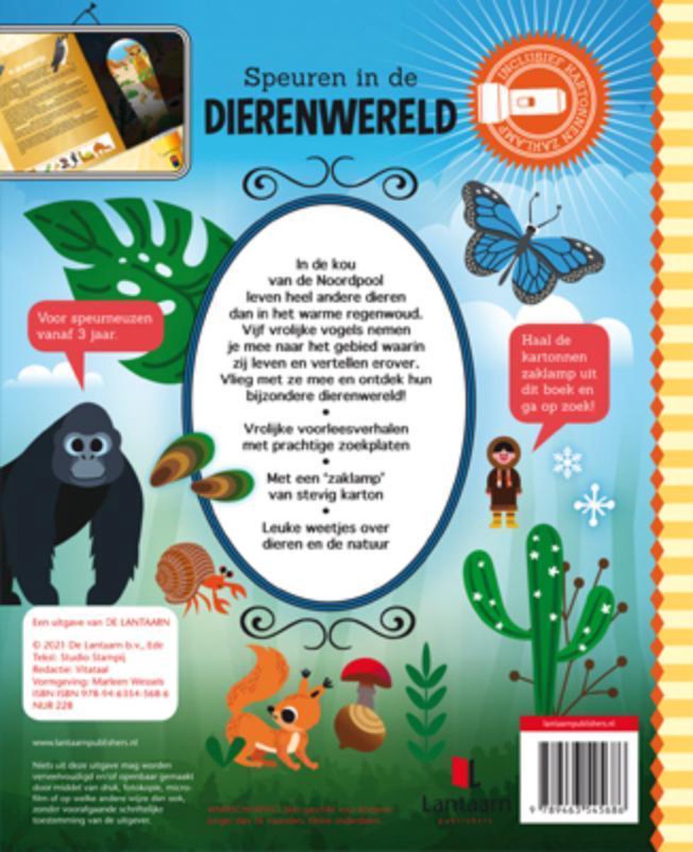 Zaklampboek - Speuren in de dierenwereld