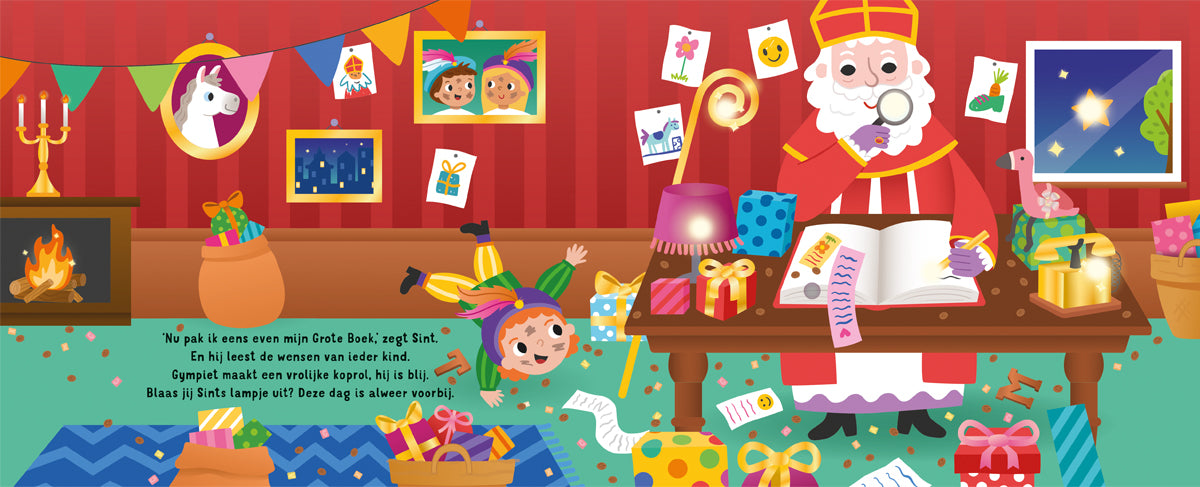 Lampjesboek Slaap lekker, kleintje - Sinterklaas