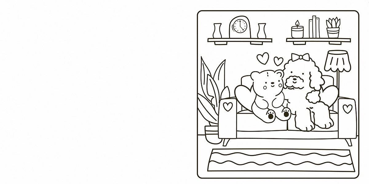 Cosy kleurboek - Love & hugs (Sunny vibes)