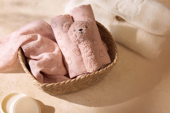 Jollein Rammelaar teddybeer - oud-roze