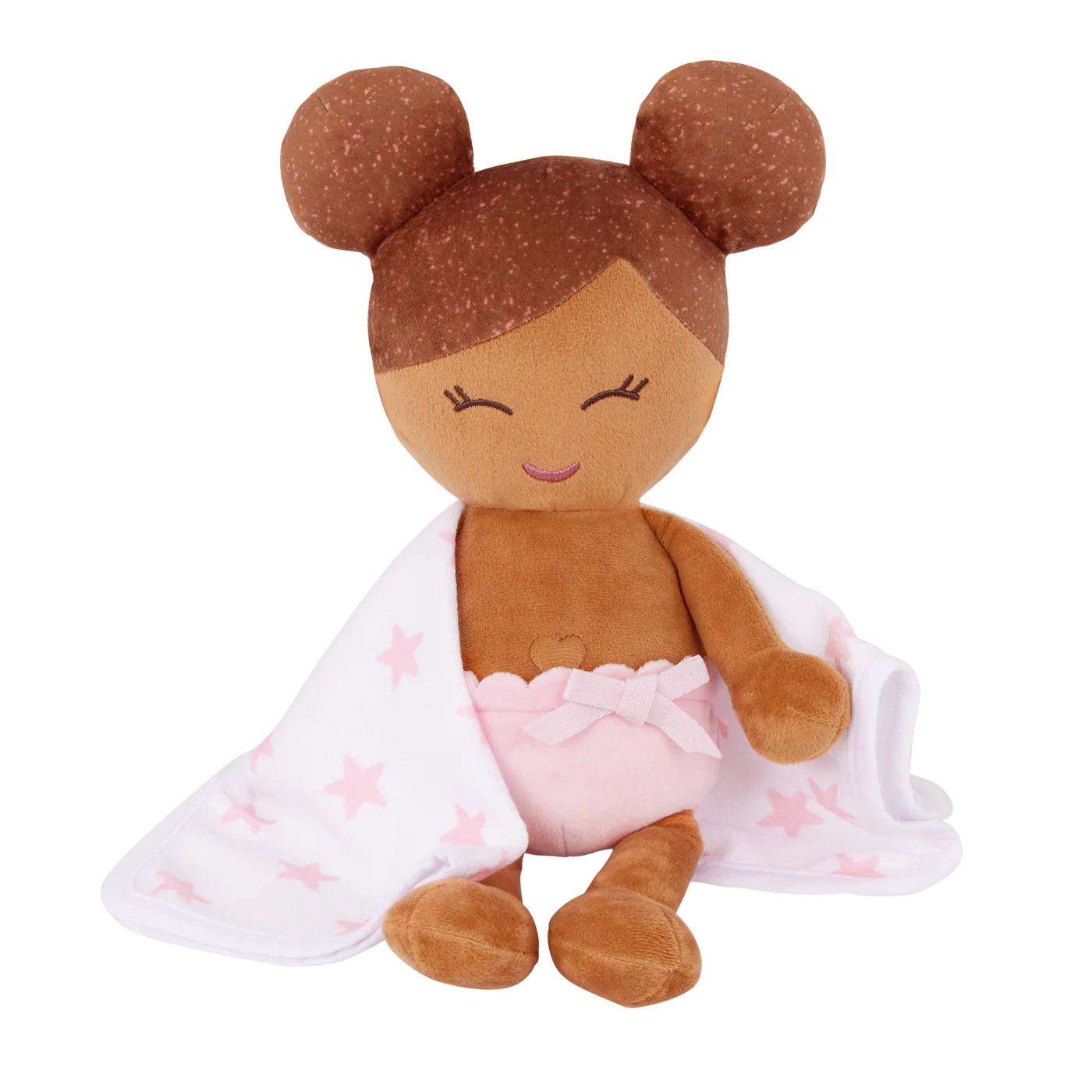 Lullababy Badpop meisje met accessoires - donker haar (PRE-ORDER EIND JUNI)