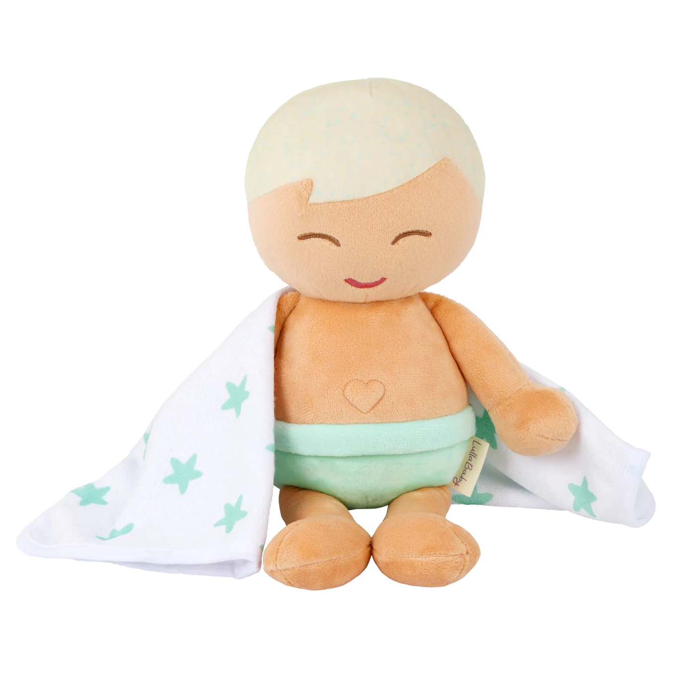 Lullababy Badpop jongetje met accessoires - blond haar (PRE-ORDER EIND JUNI)