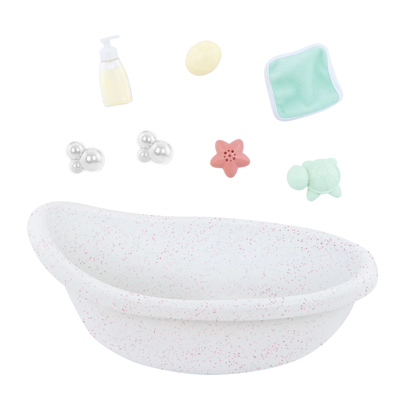 Lullababy badje voor babypoppen met accessoires (PRE-ORDER EIND JUNI)