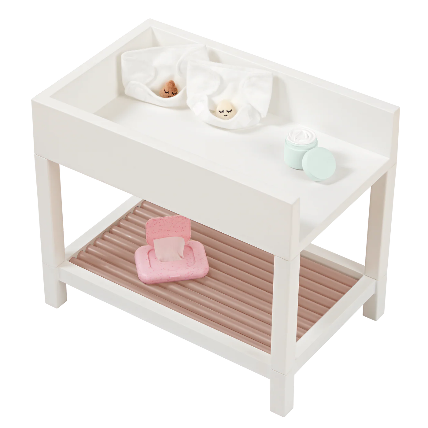 Lullababy commode voor babypoppen met accessoires (PRE-ORDER EIND JUNI)