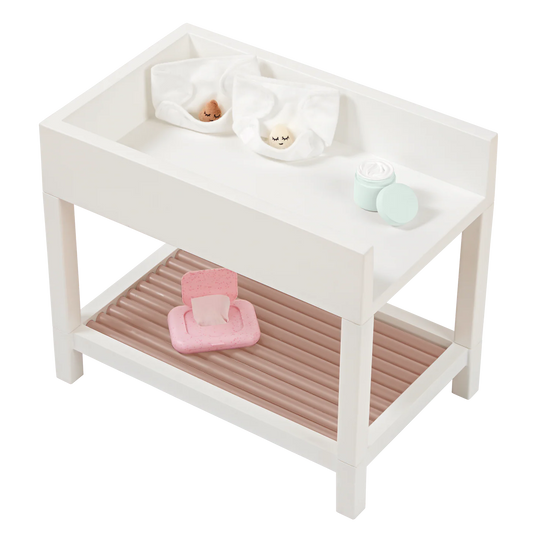 Lullababy commode voor babypoppen met accessoires (PRE-ORDER EIND JUNI)