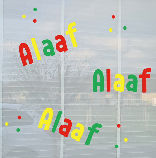 Raamsticker alaaf