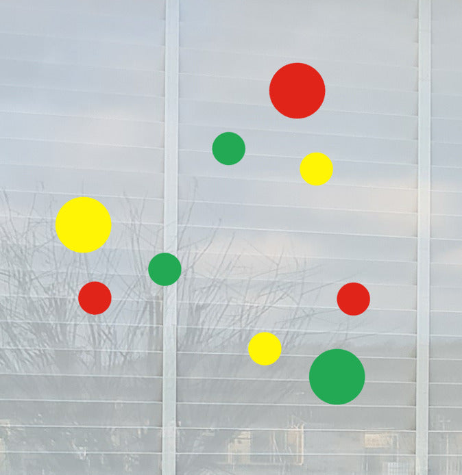 Raamsticker confetti