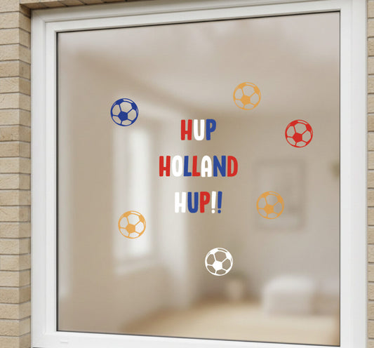 Raamstickers voetballen