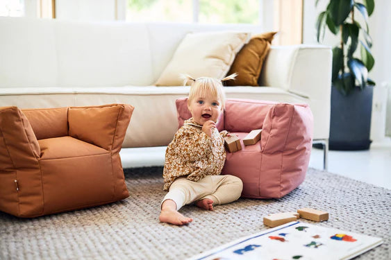 Kinderstoeltje Jollein cognac (bean bag)