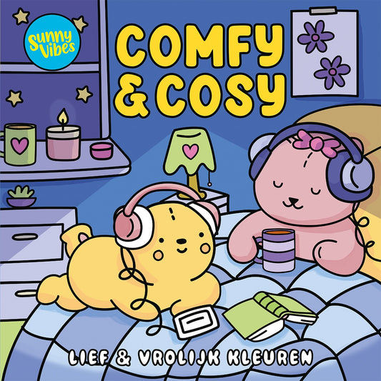 Cosy kleurboek - Comfy & cosy (Sunny vibes)