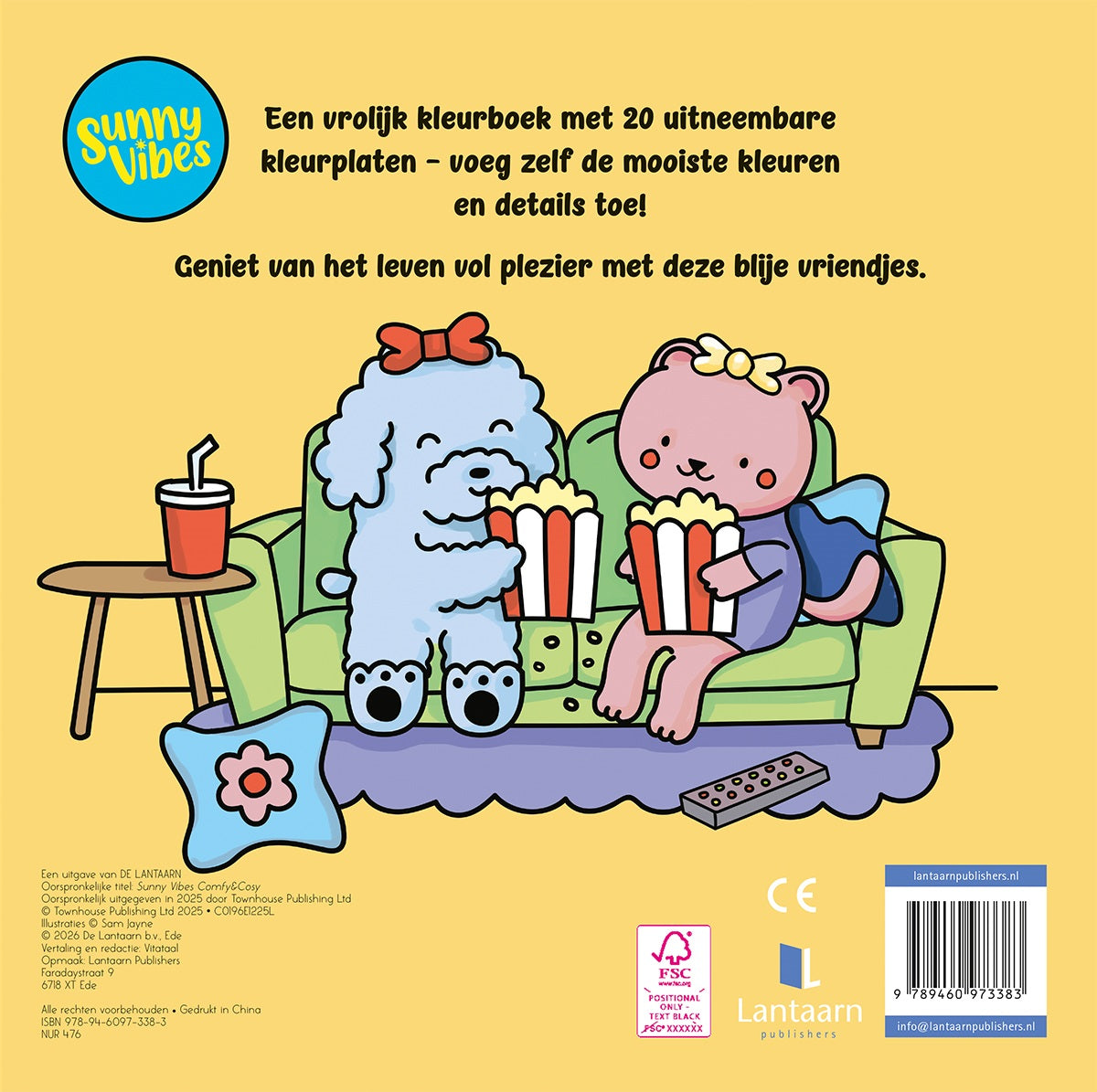 Cosy kleurboek - Comfy & cosy (Sunny vibes)