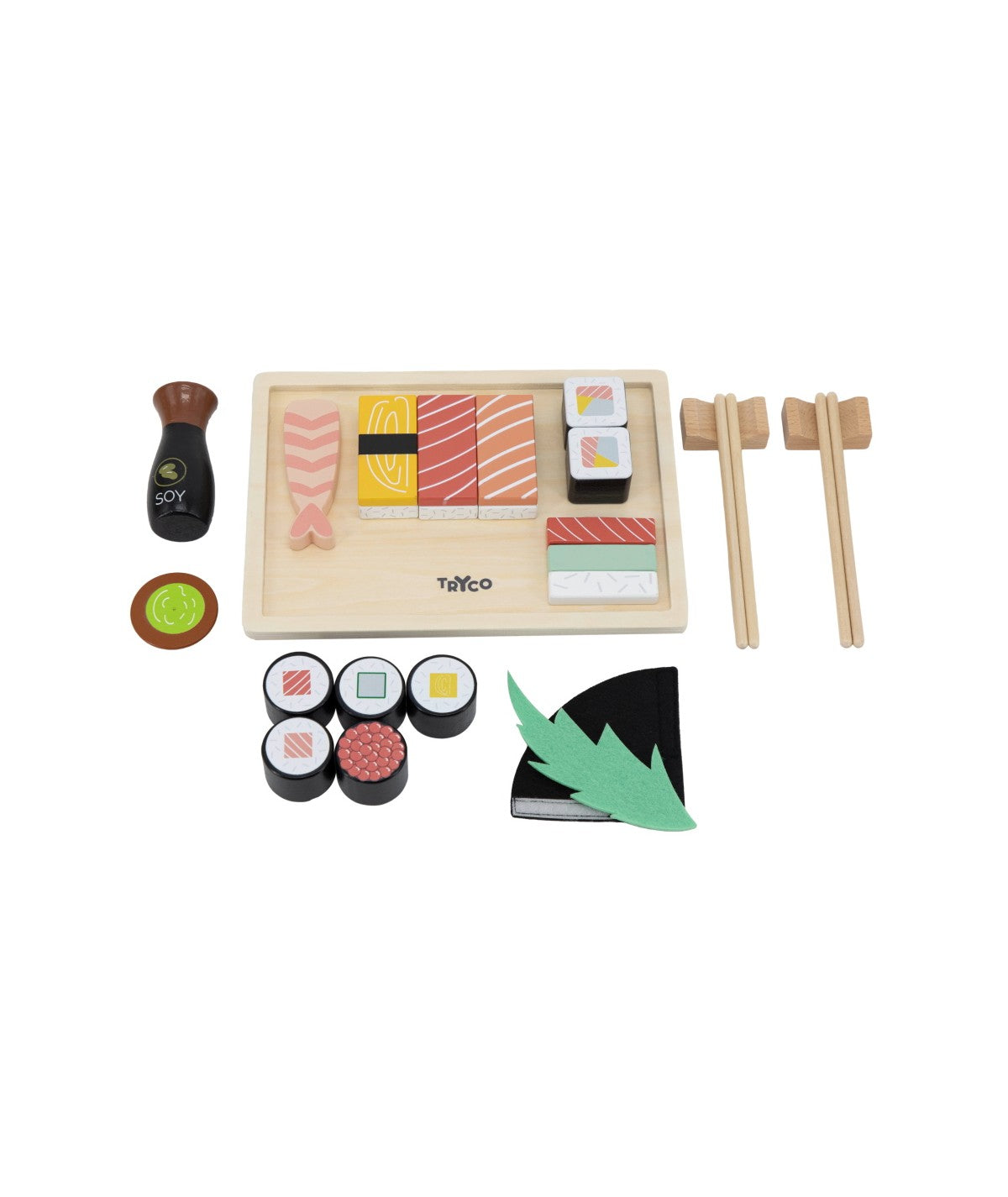 Houten sushi set | Tryco