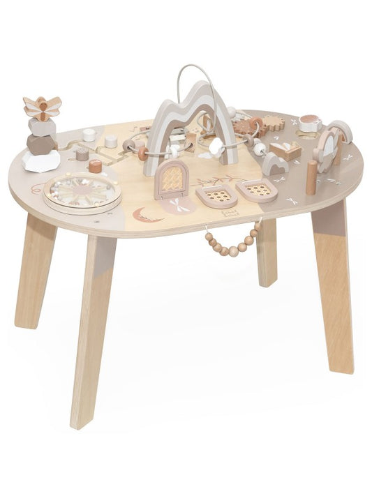 Beige Activiteitentafel Label Label