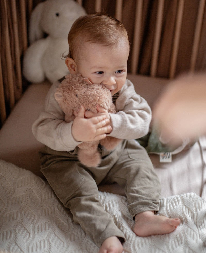 Knuffel nijlpaard Harvey bruin (3 maten)