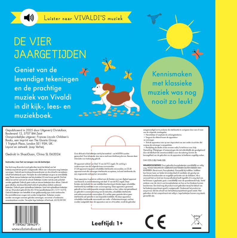Het verhalenorkest - De vier jaargetijden (stevig peuterboekje)