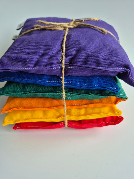 Pittenzakjes set regenboog