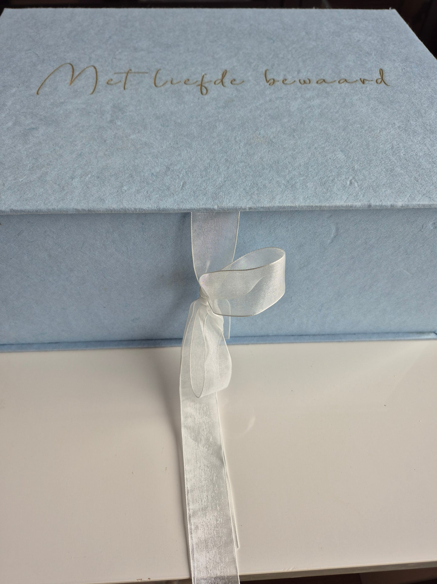 Bewaardoos blauw (2 formaten)