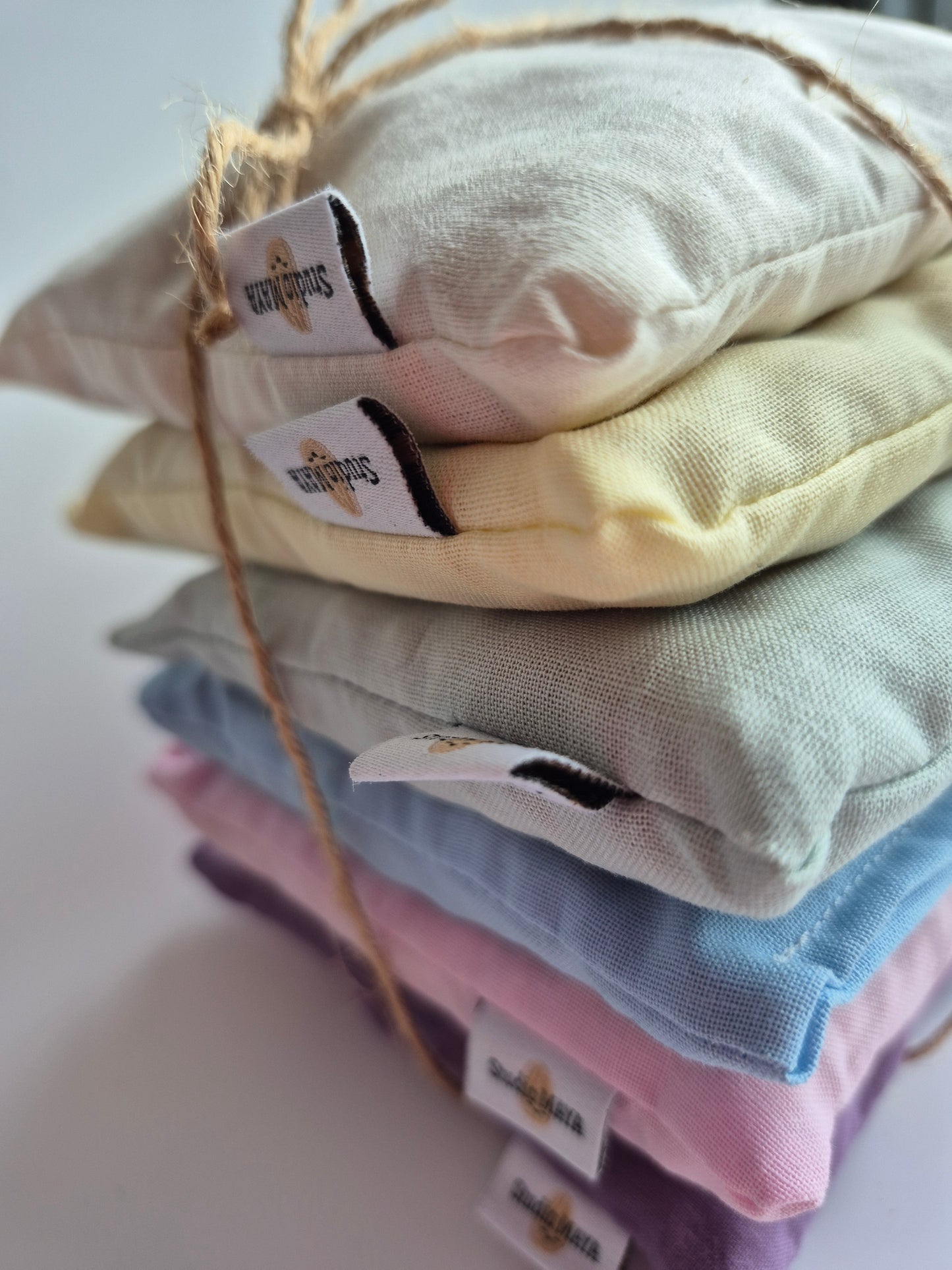 Pittenzakjes set pastel