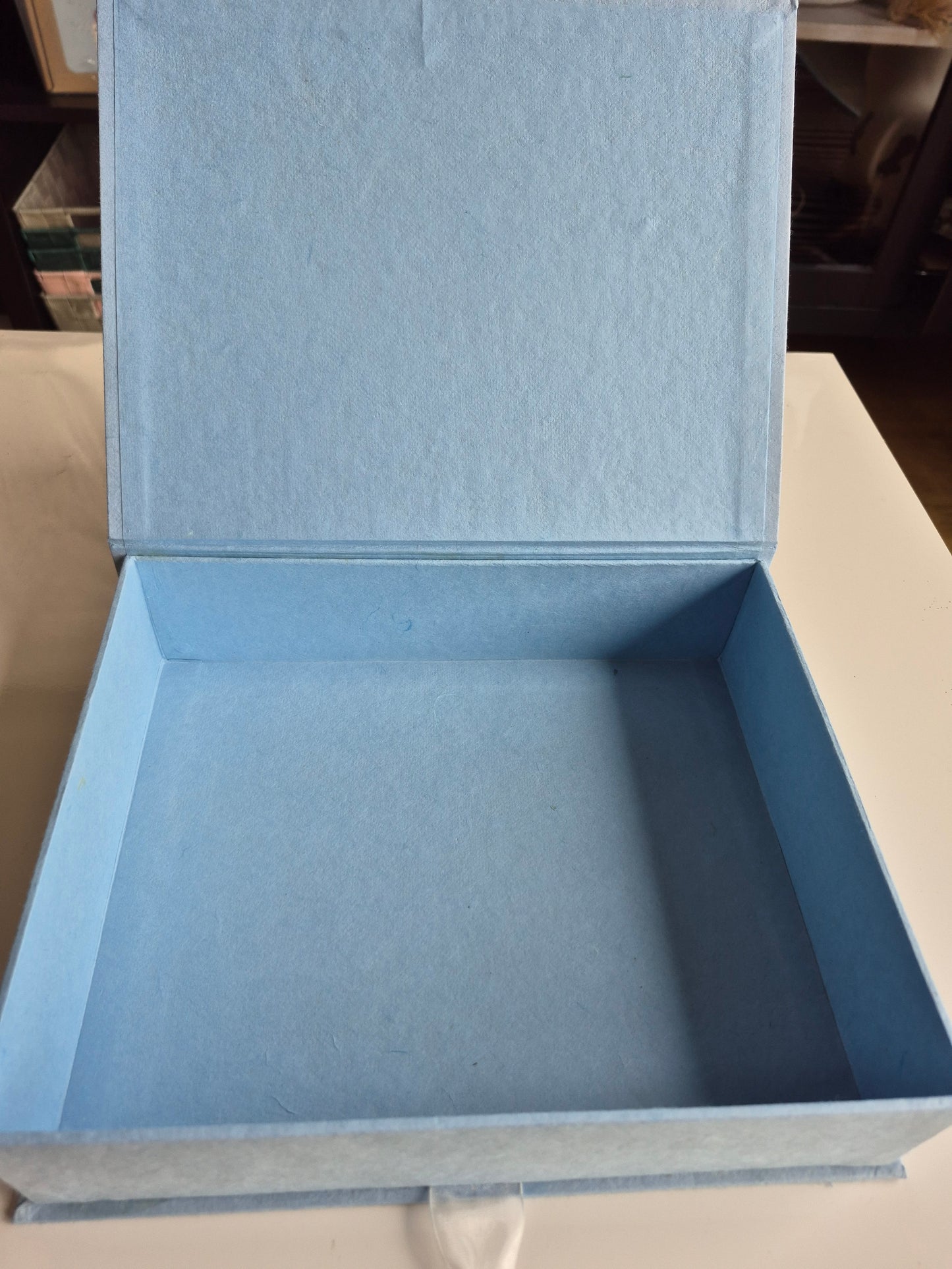 Bewaardoos blauw (2 formaten)