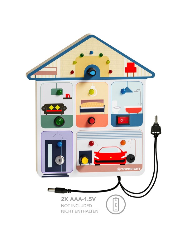 Busy board house - Topbright