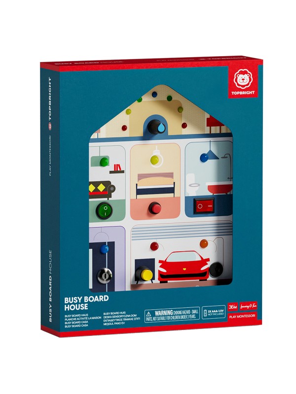 Busy board house - Topbright