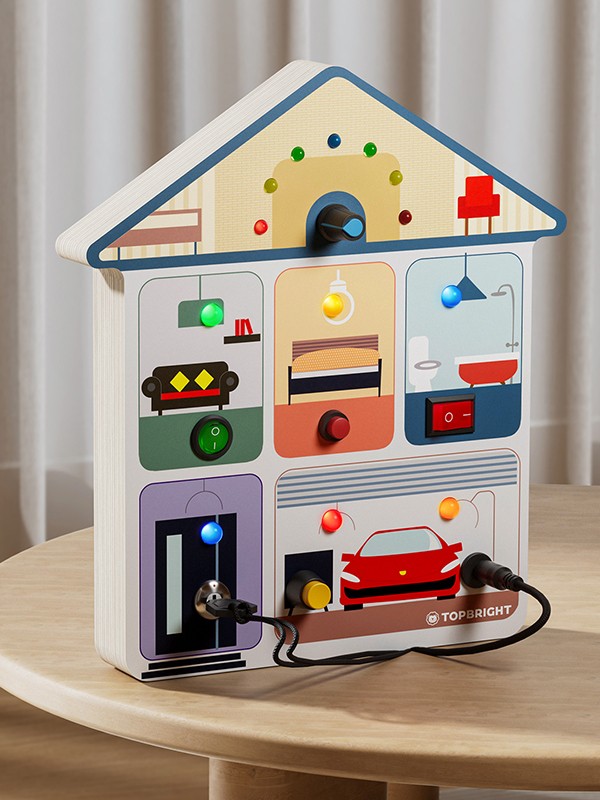 Busy board house - Topbright