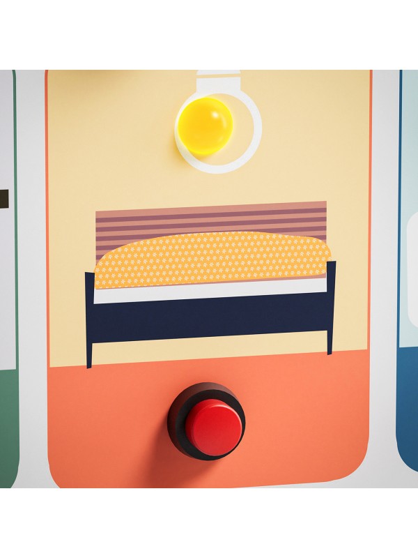 Busy board house - Topbright