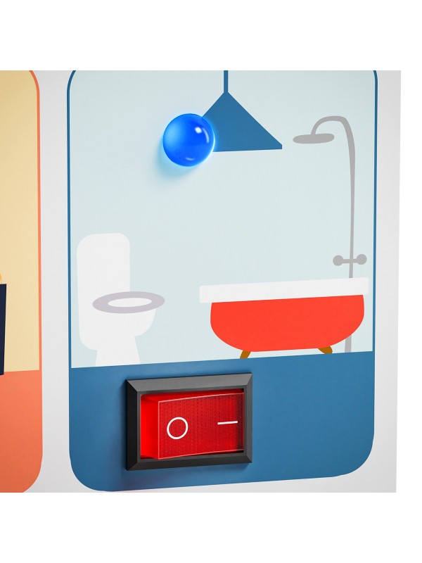 Busy board house - Topbright