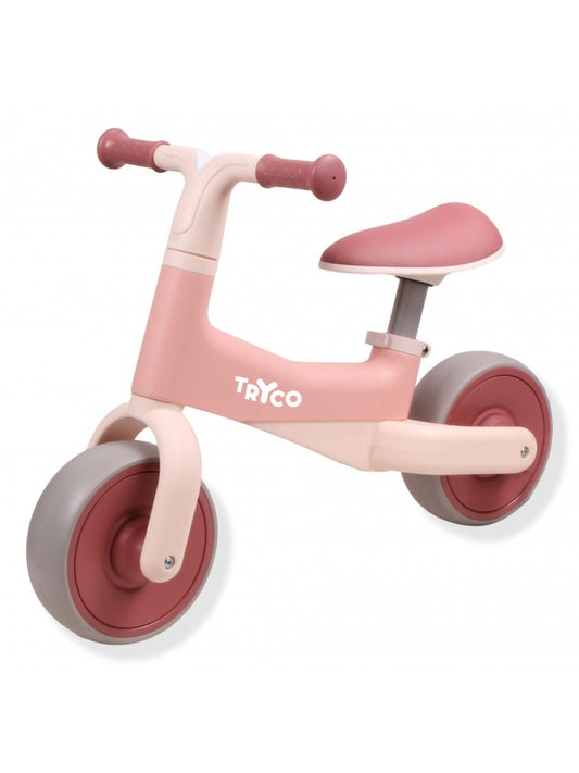 Tryco loopfiets - balance bike Bobbie roze