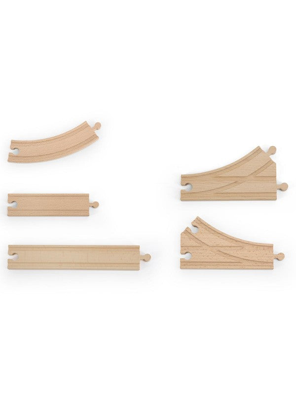 Houten treinset uitbreiding (rails) | Tryco