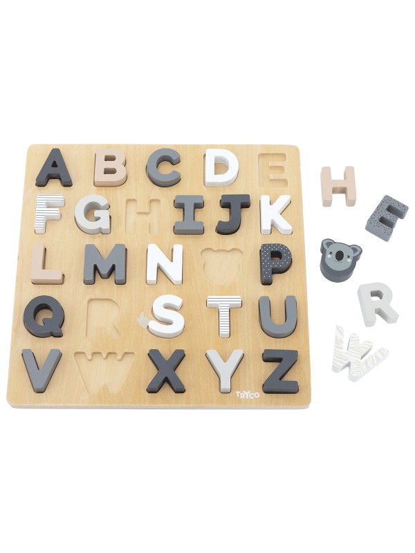 Houten alfabet puzzel | Tryco