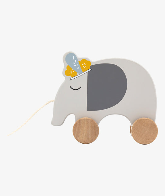 Houten trekdier - olifant | Tryco