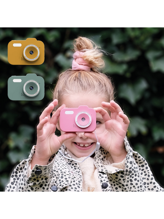 Digitale fotocamera voor kinderen (groen en roze) - Zazu