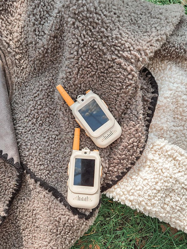 ZAZU Walkietalkie met videofunctie - roze, groen en beige